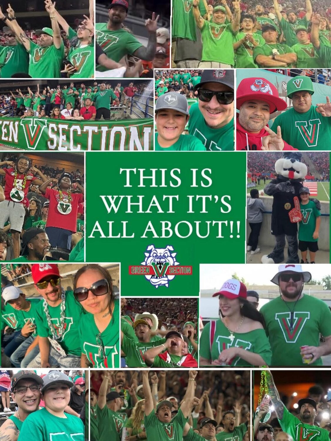 Green V Section - this is what it's all about