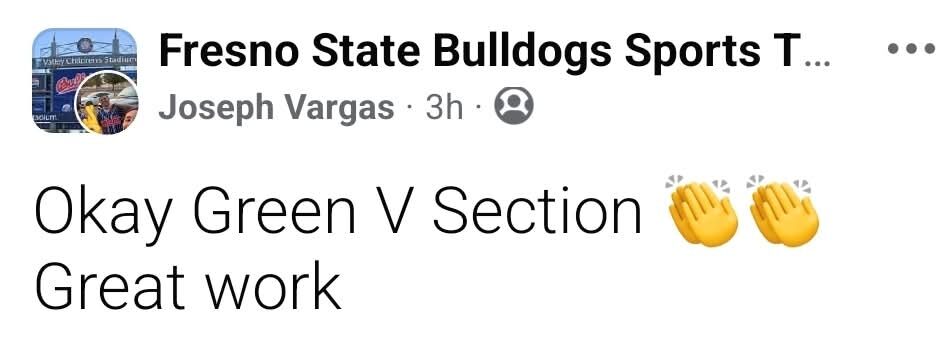 Green V Section in the media