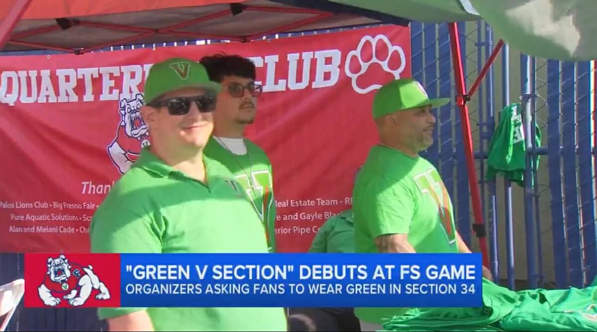 Green V Section in the media