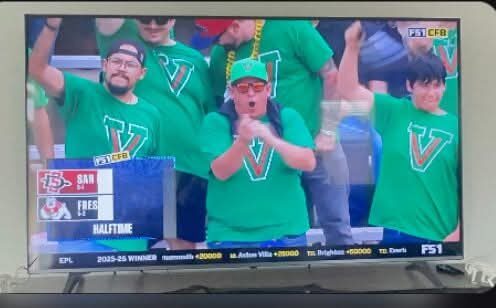 Green V Section in the media